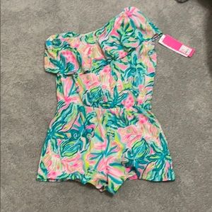 Lilly Pulitzer kids/girls SANSA ROMPER